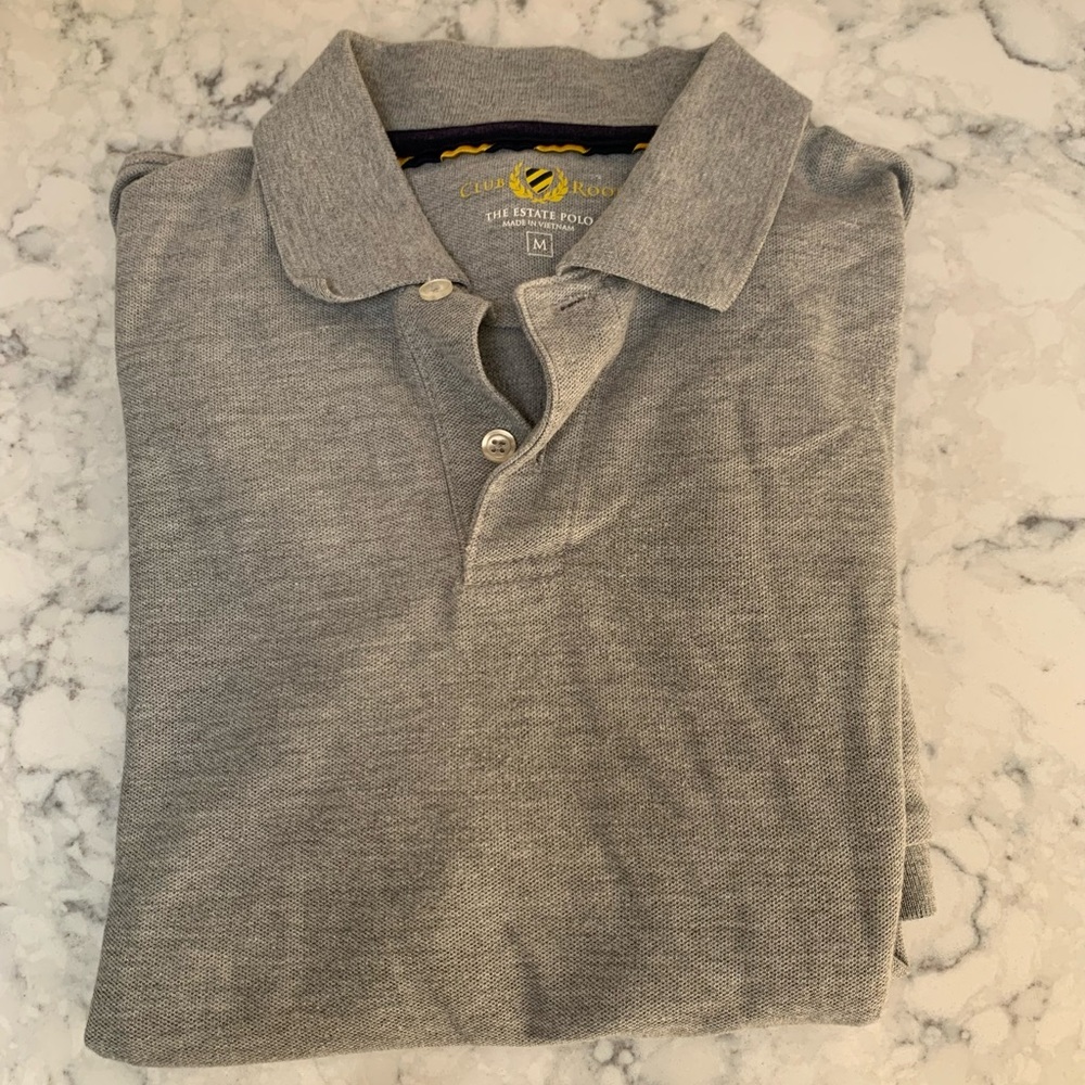 Club Room Gray Polo
